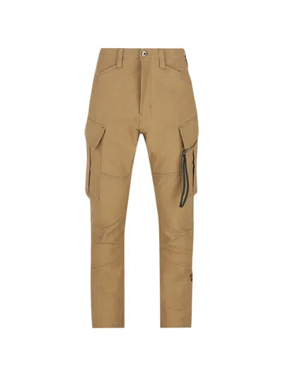 G-star Raw Cargo-pocket Trousers In Brown