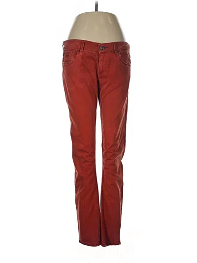 Pre-owned G-star Raw Casual Pants In Red
