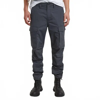 G-star Raw Core Regular Cargo Pants In Petrol Grey In Blue