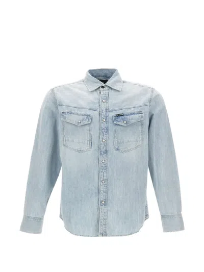 G-star Raw Dakota Slim Denim Shirt In Blue