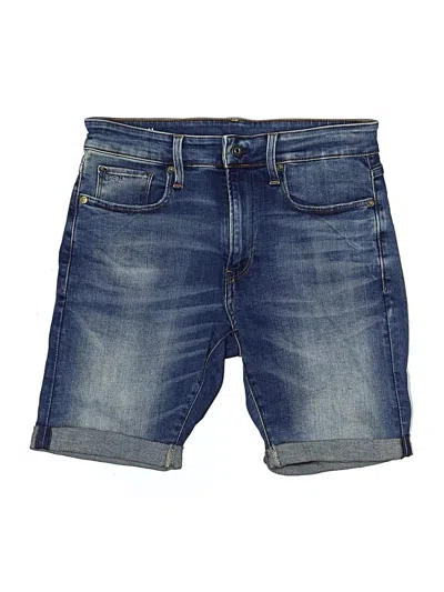 Pre-owned G-star Raw Denim Shorts In Blue