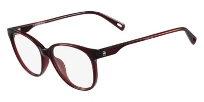 G-star Raw Gs2647 Women's Glasses, Green, Size 54 In Burgundy