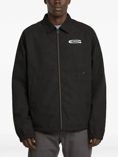 G-star Raw Hemdjacke Mit Reissverschluss In Black