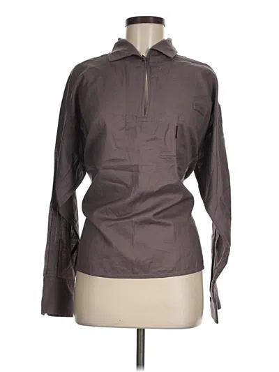 Pre-owned G-star Raw Long Sleeve Blouse In Brown