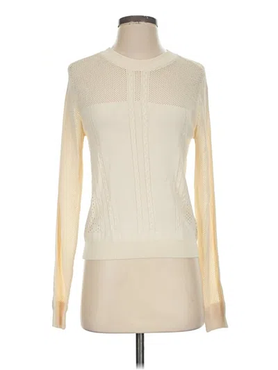 Pre-owned G-star Raw Long Sleeve Top Ivory Turtleneck Tops