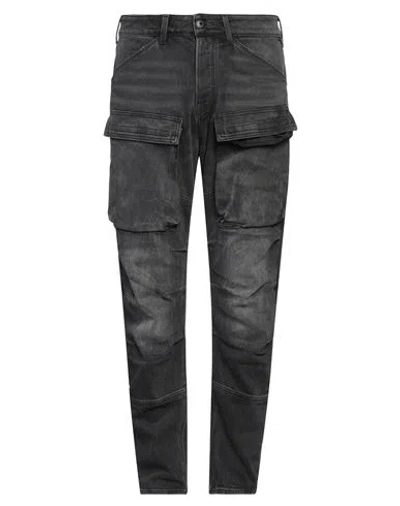 G-star Raw Man Jeans Black Size 35w-32l Cotton, Elastane