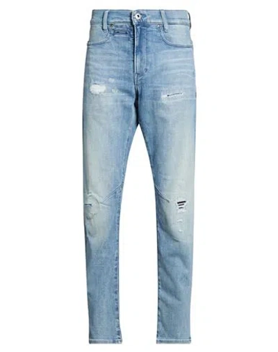 G-star Raw Man Jeans Blue Size 29w-32l Cotton, T-400 Fiber