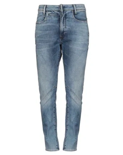 G-star Raw Man Jeans Blue Size 32w-32l Cotton, Elastomultiester, Elastane