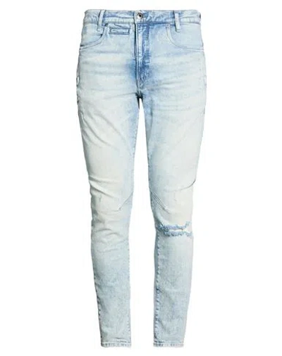G-star Raw Man Jeans Blue Size 33w-32l Cotton, Recycled Cotton, Elastane