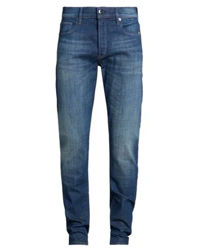 G-star Raw Man Jeans Blue Size 33w-34l Cotton, Elastane