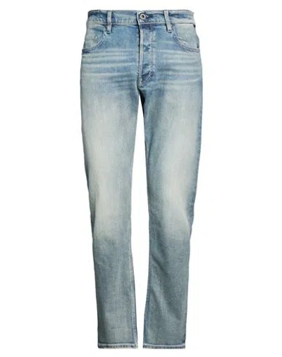 G-star Raw Man Jeans Blue Size 34w-32l Cotton, Elastane