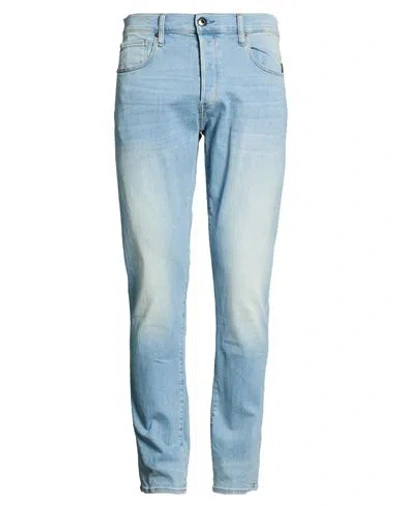 G-star Raw Man Jeans Blue Size 36w-32l Cotton, Lycra T400 Ecomade Fiber, Lycra