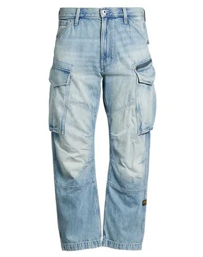 G-star Raw Man Jeans Blue Size 36w-32l Cotton, Recycled Cotton