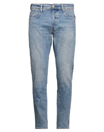 G-star Raw Man Jeans Blue Size 36w-32l Cotton, Recycled Cotton, Elastane