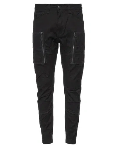G-star Raw Man Pants Black Size 29w-32l Cotton, Elastane