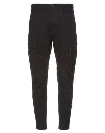 G-star Raw Man Pants Black Size 36w-30l Cotton, Elastane