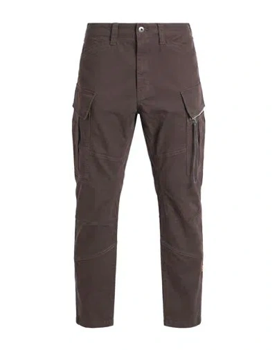 G-star Raw Man Pants Black Size 36w-32l Recycled Cotton, Cotton, Elastane In Green