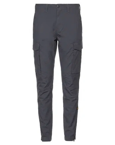 G-star Raw Man Pants Charcoal Size 36w-32l Cotton, Recycled Polyester In Gray