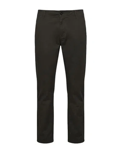 G-star Raw Man Pants Dark Green Size 32w-32l Cotton, Elastane In Brown