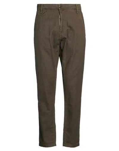 G-star Raw Man Pants Dark Green Size 36w-32l Cotton, Organic Cotton, Elastane