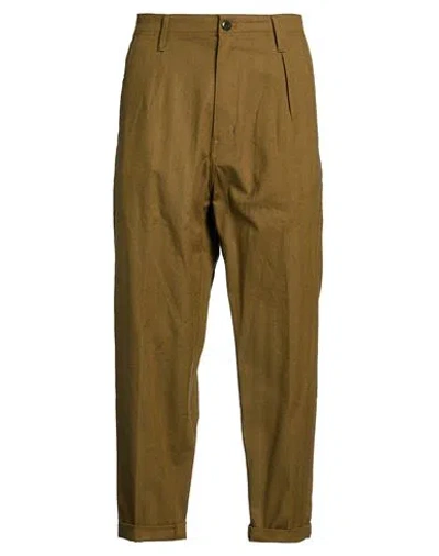 G-star Raw Man Pants Khaki Size 36w-32l Cotton, Elastane In Beige