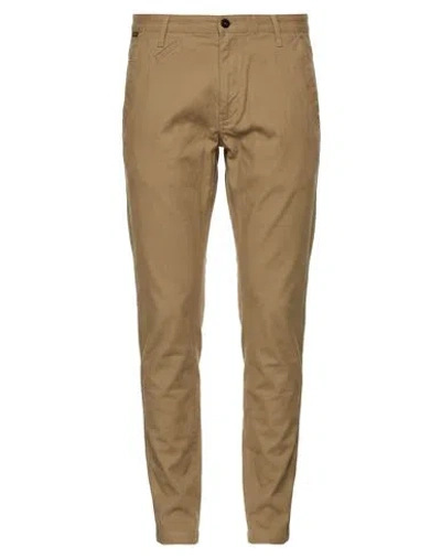 G-star Raw Man Pants Khaki Size 36w-32l Cotton, Elastane In Beige