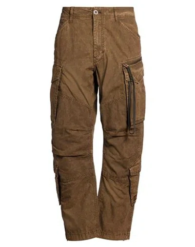 G-star Raw Man Pants Light Brown Size 36w-32l Cotton, Recycled Cotton In Beige