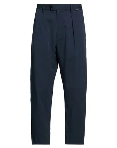 G-star Raw Man Pants Midnight Blue Size 31w-32l Polyester, Lyocell, Wool, Elastane