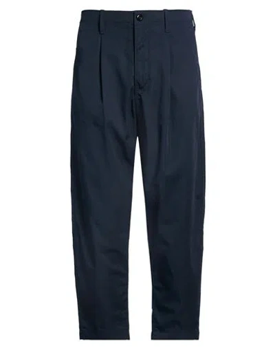 G-star Raw Man Pants Midnight Blue Size 34w-30l Recycled Polyester, Organic Cotton