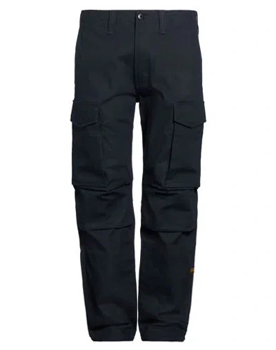 G-star Raw Man Pants Midnight Blue Size 36w-32l Cotton, Elastane
