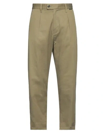 G-star Raw Man Pants Military Green Size 33w-32l Cotton In Brown