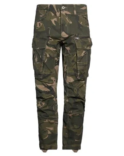 G-star Raw Man Pants Military Green Size 34w-30l Cotton