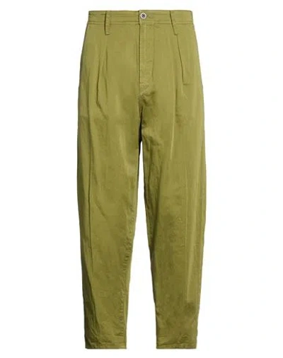 G-star Raw Man Pants Military Green Size 35w-32l Cotton, Linen, Organic Cotton, Recycled Polyester