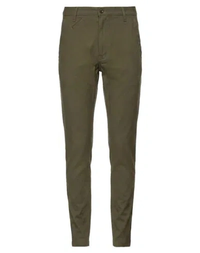 G-star Raw Man Pants Military Green Size 36w-32l Cotton, Recycled Polyethylene, Elastane