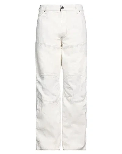G-star Raw Man Pants Off White Size 36w-32l Cotton, Recycled Cotton