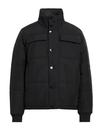 G-star Raw Man Puffer Black Size Xxl Recycled Polyester, Cotton, Polyester, Elastane