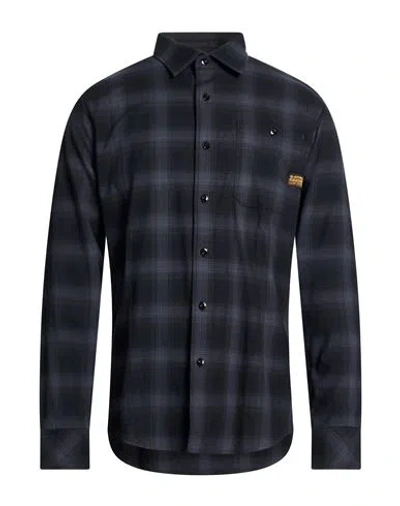 G-star Raw Man Shirt Black Size Xxl Cotton In Blue