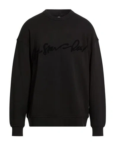 G-star Raw Man Sweatshirt Black Size Xl Organic Cotton