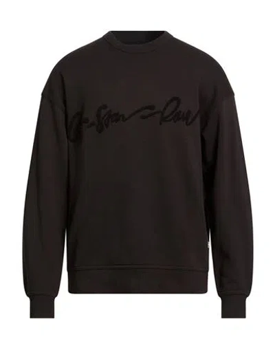 G-star Raw Man Sweatshirt Black Size Xl Organic Cotton