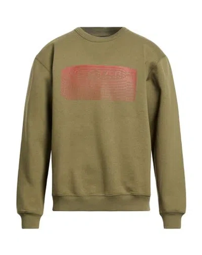 G-star Raw Man Sweatshirt Military Green Size Xl Organic Cotton, Recycled Polyester, Elastane