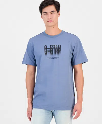 G-star Raw Men's Fade Print Regular-fit Short-sleeve Cotton T-shirt In Multi