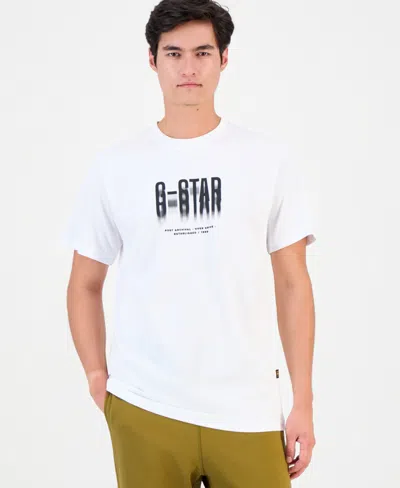 G-star Raw Men's Fade Print Regular-fit Short-sleeve Cotton T-shirt In Multi