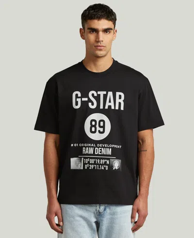 G-star Raw Men's Graphic Regular-fit T-shirt In Pink
