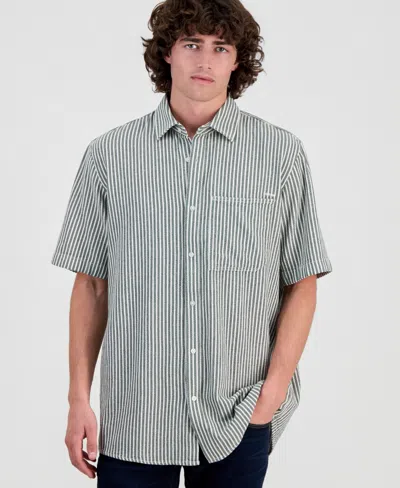 G-star Raw Men's One-pocket Striped Short-sleeve Shirt In Multi