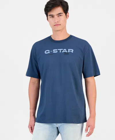 G-star Raw Men's Relaxed-fit Crewneck Graphic T-shirt In Multi