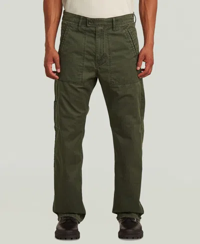 G-star Raw Men's Reversible Relaxed Straight Chino Pants In Green