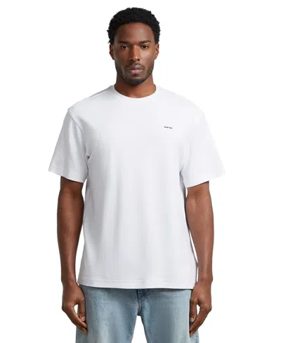 G-star Raw Men's Short-sleeve T-shirt In White