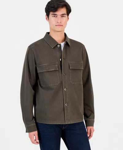 G-star Raw Men's Washed Hb Regular-fit Long-sleeve Overshirt In Multi