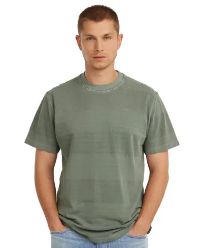 G-star Raw Men's Washed Jacquard T-shirt In Green