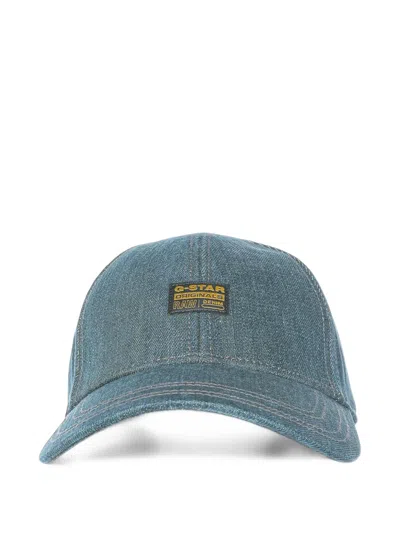 G-star Raw Originals Denim Baseball Cap In Blue